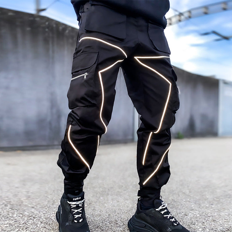 Reflective Cargo Pants kodez