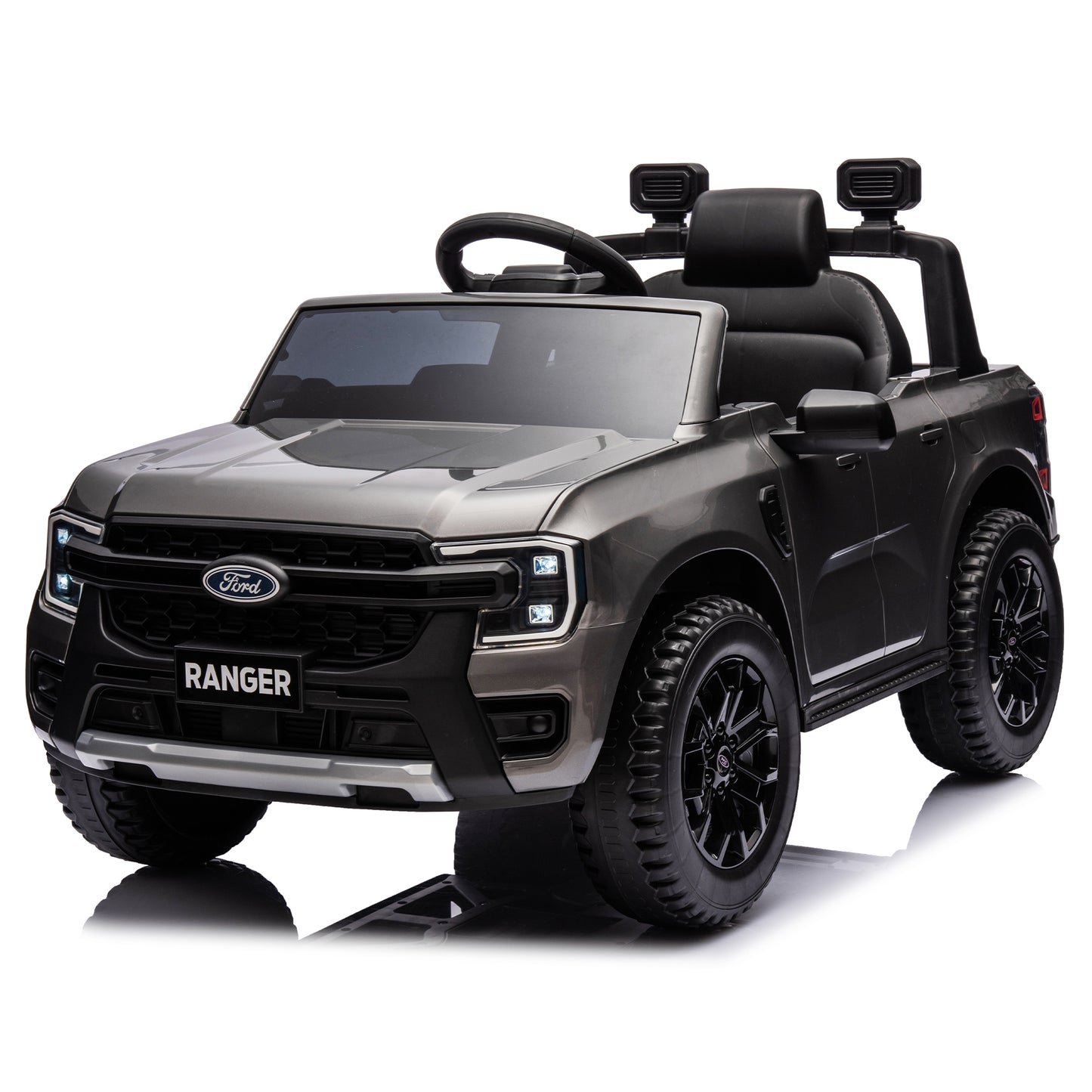 12V children's car remote control, authorized Ford Ranger, 2WD speed 1.86-4.97 miles per hour, suitable for chil hour, suitable