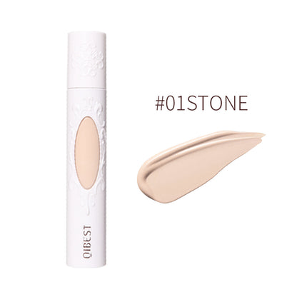 QIBEST Liquid Foundation Long Lasting Makeup Concealer Moisturizing Brightening Matte Natural Liquid Foundation Nude Makeup Repairing Liquid