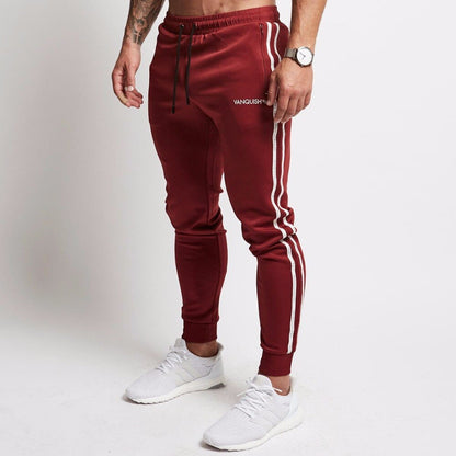 Mens Joggers Casual Pants Fitness Men Sportswear Tracksuit Bottoms Skinny Sweatpants Trousers Black Gyms Jogger Track Pants