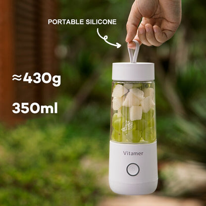 350ml Portable Blender Juicer Electric USB Rechargeable Mixer Smoothie Slushy Cup Freshwe    we                                                                       Juice Blender Bottle USB Charging Kitchen Gadgets   we