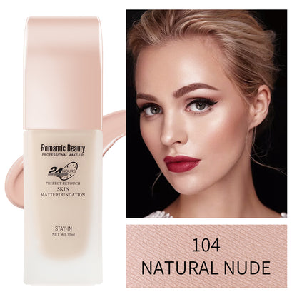 Romantic Beauty 30ml Long-Lasting Oil Control Non-Removal Foundation Concealer And Moisturizer Makeup Foundation