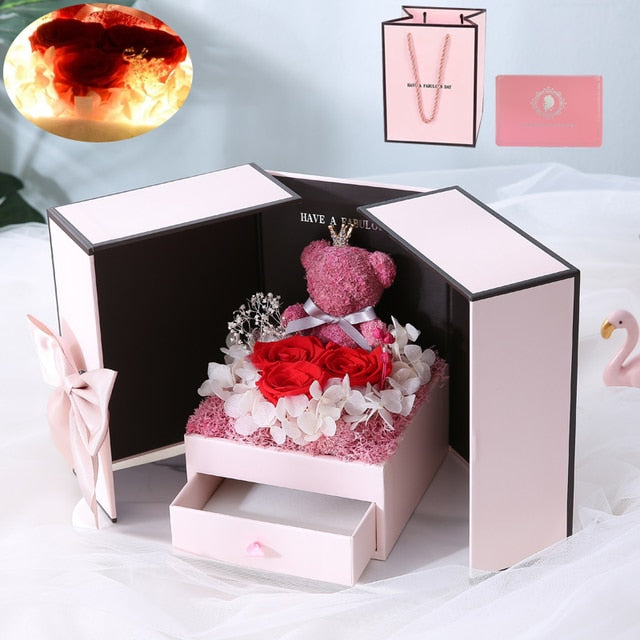 Eternal Rose Flower Gift Box kado