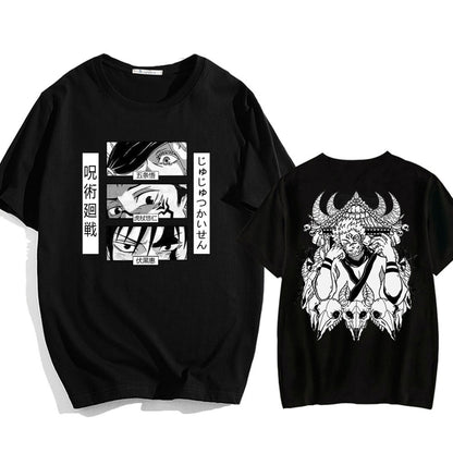 Jujutsu Kaisen Satoru Gojo Print Men's T-Shirt Summer Shirts