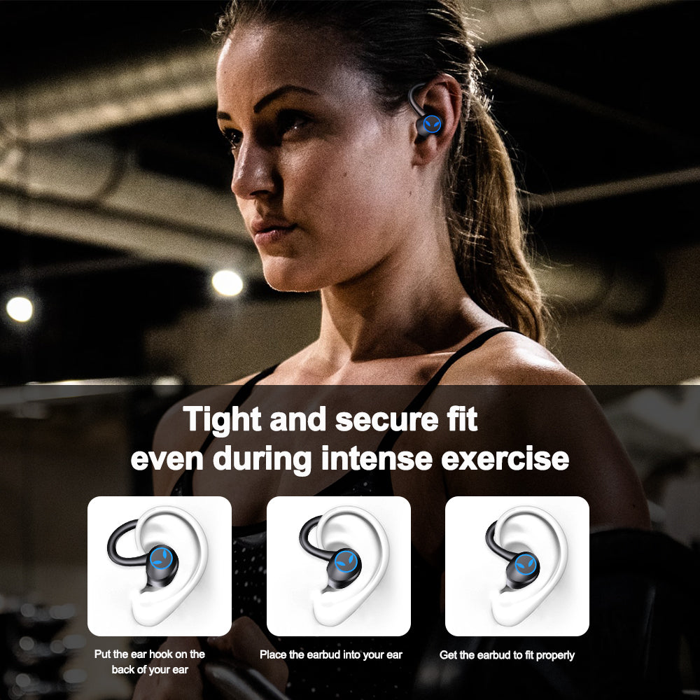 New Ear-Mounted Noise-Cancelling Wireless Bluetooth Headset TWS In-Ear Sports Waterproof Gaming Headset