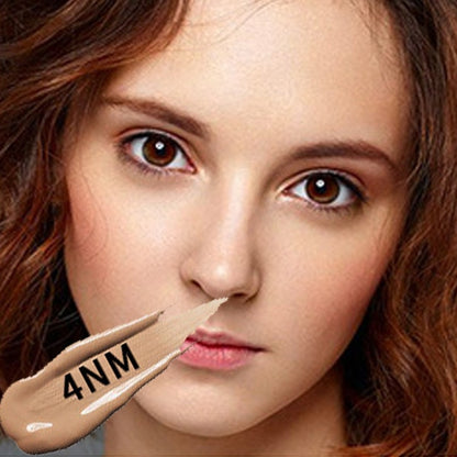 Professional Full Coverage Liquid Foundation Face Base Makeup Natural Color Concealer Whitening Lasting Primer Makeup