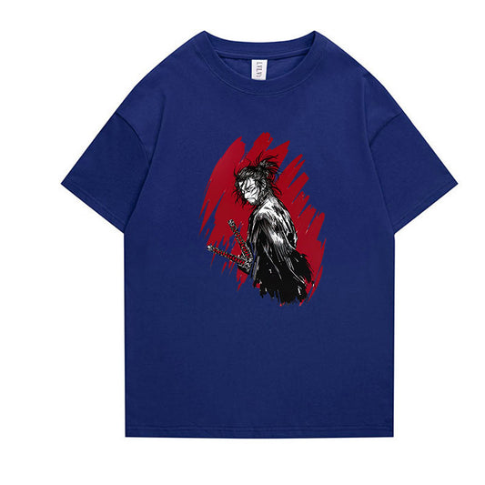 vagabond Miyamoto Musashi Japanese anime ainime short-sleeved T-shirt for men and women