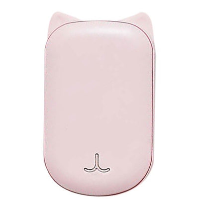 Cute USB Rechargeable Hand Warmer and 3600Ma Power Bank 5V Mini Portable Travel Handy Long-Life Pocket Hand Warmer