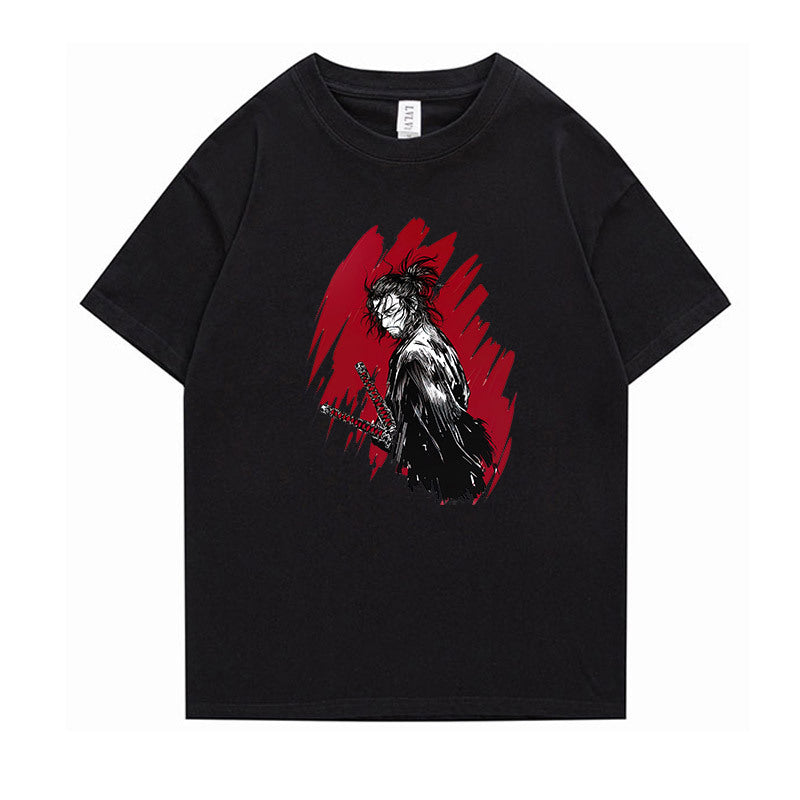 vagabond Miyamoto Musashi Japanese anime ainime short-sleeved T-shirt for men and women