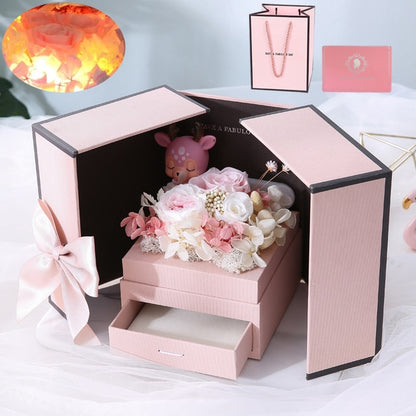 Eternal Rose Flower Gift Box kado