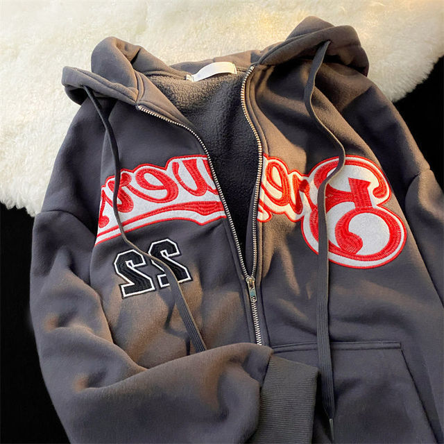 High-Quality Letter Print Hoodies Unisex