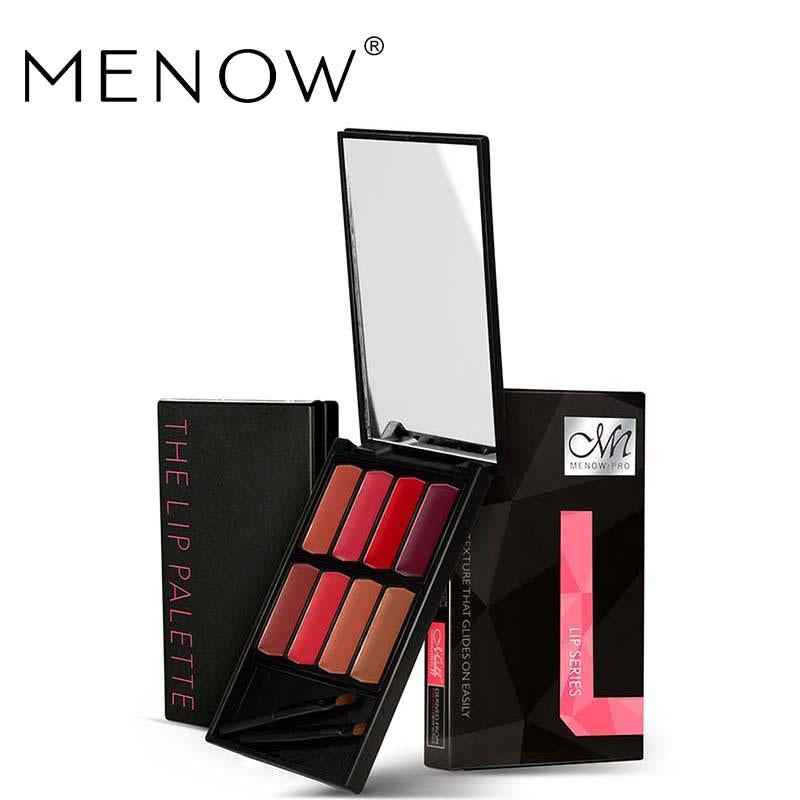 Menow Brand 8 colors Lip Gloss Palette Makeup Waterproof Lasting Moisturizer Lipsticks L501