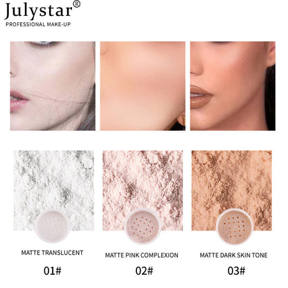 Light Nude Concealer Face Repairing Matte Honey Powder Waterproof Sweat Proof Makeup Setting Powder