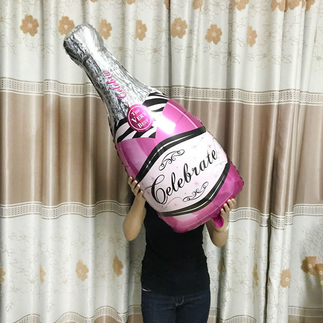 Big Helium Balloon Champagne Goblet Balloon Wedding Birthday Party Decorations Adult Kids Ballons Globos Event Party Supplies