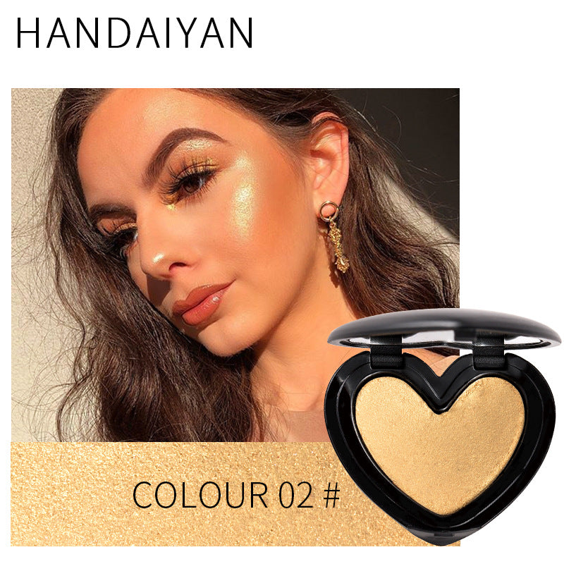 HANDAIYAN Three-Dimensional Repair And Makeup Love Highlighting Powder And Eye Shadow Dual Use