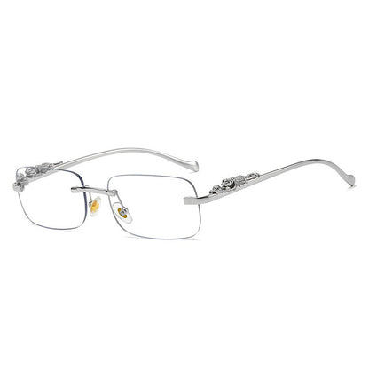 Badon Marchand Rimless Square Sunglasses