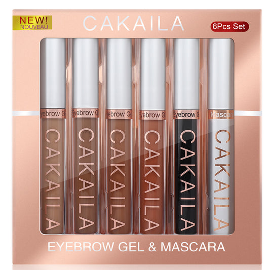 CAKAILA  Eyebrow dye matte non-smudge dyeing makeup eyebrow shaping eyebrow dye mascara set