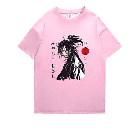 vagabond Miyamoto Musashi Japanese anime ainime short-sleeved T-shirt for men and women