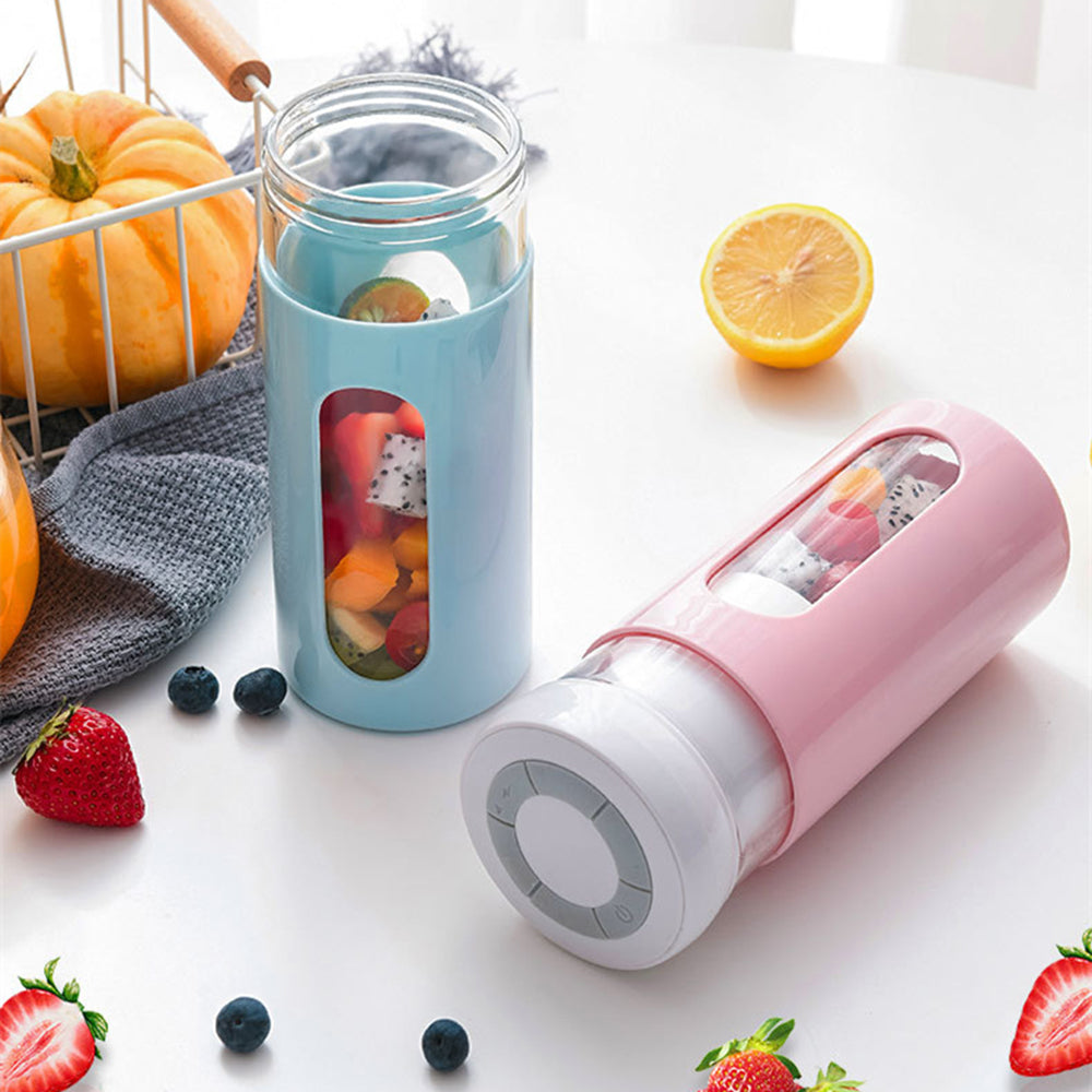 Portable Blender Electric Fruit Juicer USB Rechargeable Smoothie Blender Mini Fruit Juice Maker Handheld Kitchen Mixer Vegetable Blenders we