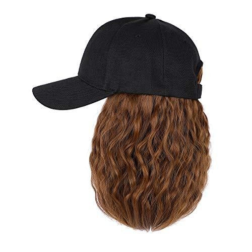 Synthetic wig Women's hooded wig European and American personalized wool roll wig 2024