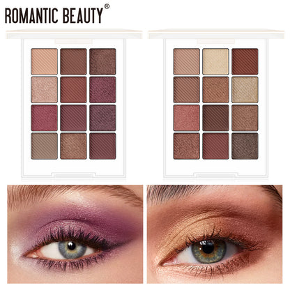 Romantic Beauty Makeup For Eye Ins Hot Sale Eye Shadow Disk 12 Color Eye Shadow