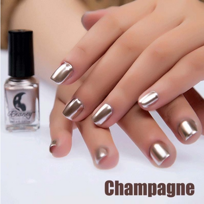 14 Color 6ML Women Fashion Sexy New Metallics Nail Polish Mirror Nail Polish Beauty Makeup Accessories