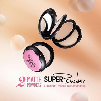 MENOW Double Layer Compact Powder Makeup Professional Beauty Concealer pressed powder Light  F612