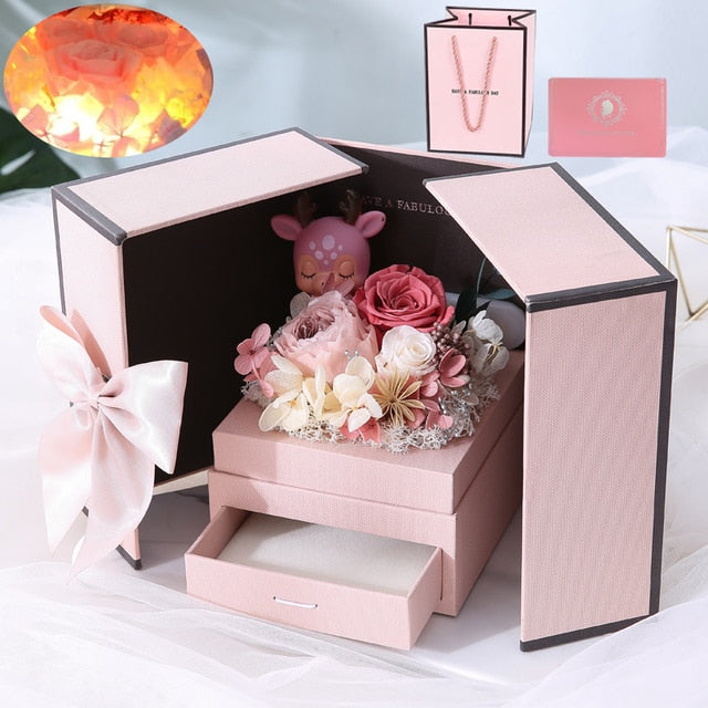 Eternal Rose Flower Gift Box kado