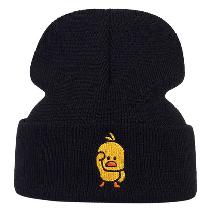 Casual Little Yellow Duck Beanie kodez