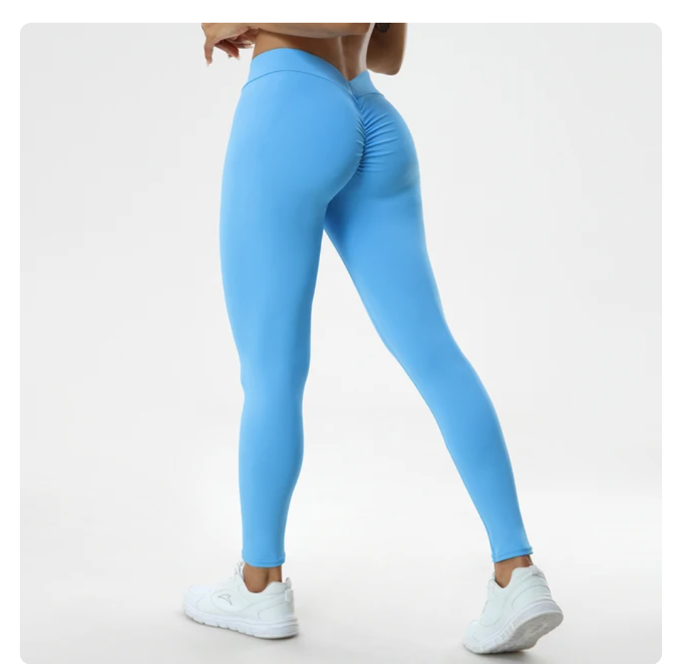 Sexy V Butt Push Up Fitness High Waist Pants kay