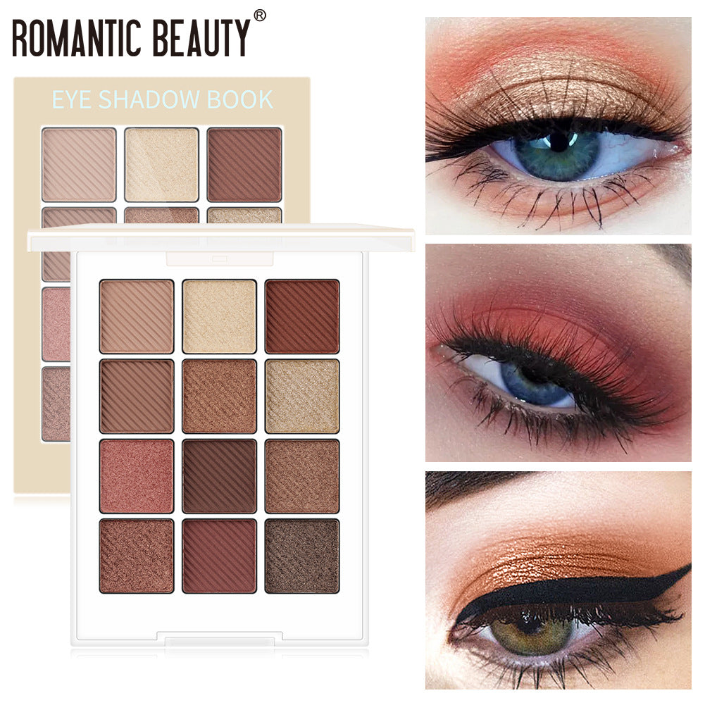 Romantic Beauty Makeup For Eye Ins Hot Sale Eye Shadow Disk 12 Color Eye Shadow