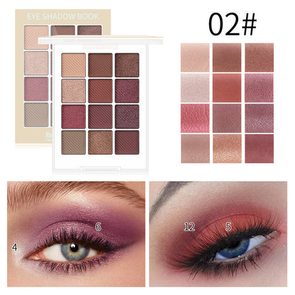 Romantic Beauty Makeup For Eye Ins Hot Sale Eye Shadow Disk 12 Color Eye Shadow