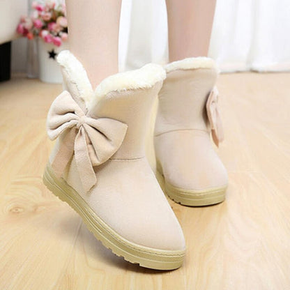 Cotton women ankle boots platform flat women winter shoes