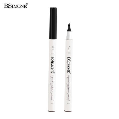 BSIMONE Four-Pronged Eyebrow Pencil For Makeup Artists Waterproof Non-Smudging Natural Three-Dimensional Eyebrow Pencil