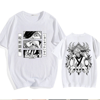 Jujutsu Kaisen Satoru Gojo Print Men's T-Shirt Summer Shirts