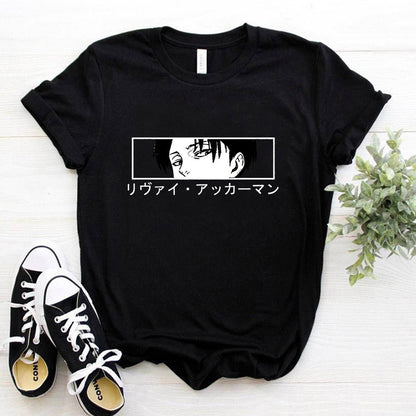 Y2k Japanese Anime Attack on Titan T Shirt