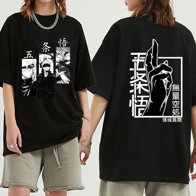 Jujutsu Kaisen Satoru Gojo Print Men's T-Shirt Summer Shirts