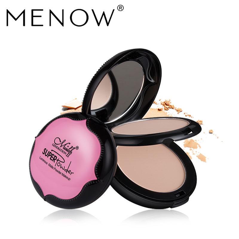 MENOW Double Layer Compact Powder Makeup Professional Beauty Concealer pressed powder Light  F612