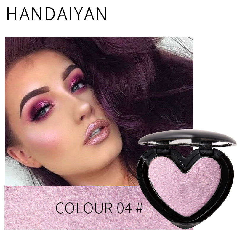 HANDAIYAN Three-Dimensional Repair And Makeup Love Highlighting Powder And Eye Shadow Dual Use