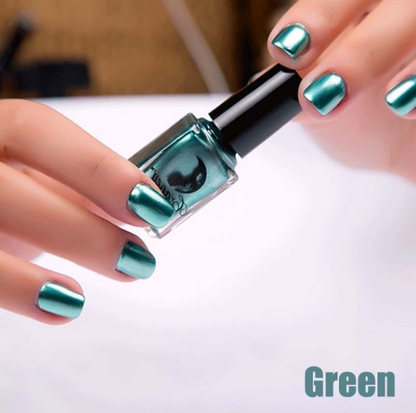 14 Color 6ML Women Fashion Sexy New Metallics Nail Polish Mirror Nail Polish Beauty Makeup Accessories