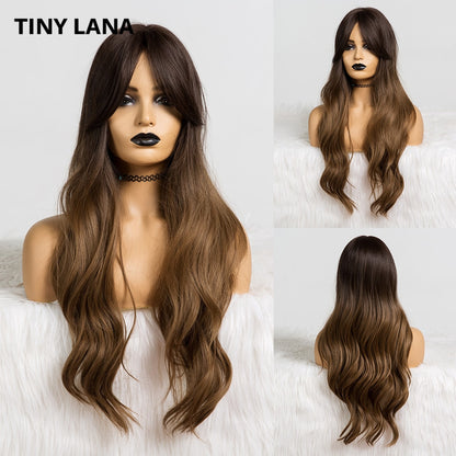 Badon marchand hair  For Women Long Hair Wigs Fake Hair