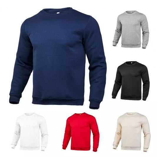 Unisex Men's Hoodies  Male Casual Sweatshirt Solid Color cho