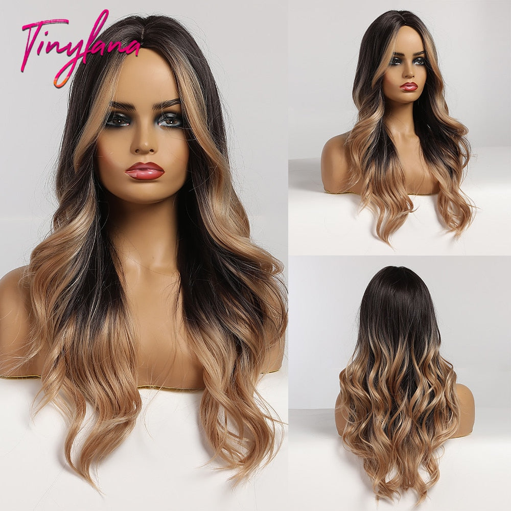 Badon marchand hair  For Women Long Hair Wigs Fake Hair