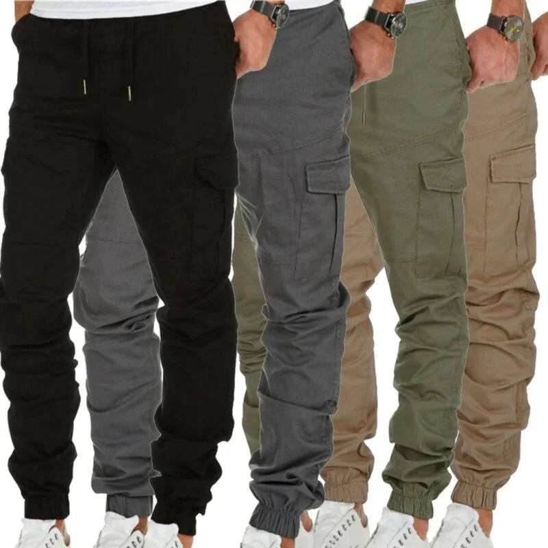 New Spring Autumn Collection Bottoms New Jogger Pants Men Drawstring Comfortable Elastic Waist Sweatpants