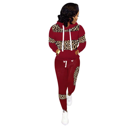 women set Two piece set women hoodie+sweatpants matching outfits deriluja