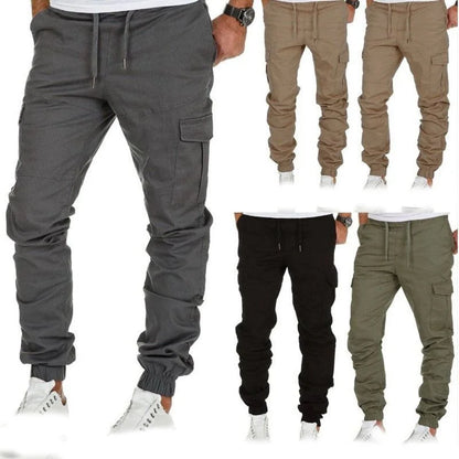 New Spring Autumn Collection Bottoms New Jogger Pants Men Drawstring Comfortable Elastic Waist Sweatpants