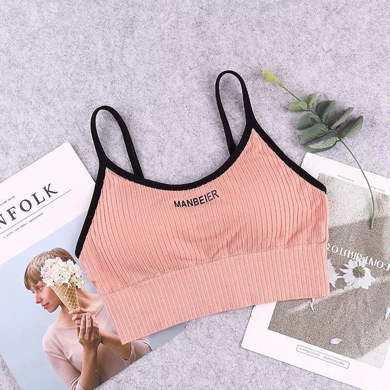 New Sports Bra For Women Gym Sexy Crop Top Bra Women Cotton Underwear Soft Comfort Tube Tops Female Brassiere Tops For Girls