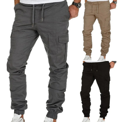 New Spring Autumn Collection Bottoms New Jogger Pants Men Drawstring Comfortable Elastic Waist Sweatpants