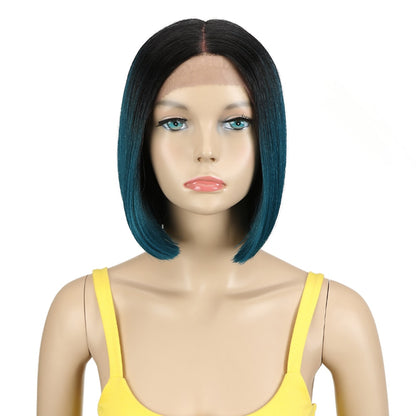 Bella Bob Wig Synthetic Lace Wig Short Blonde Bob Pink 613 Red Lemon Lace Short Hair 10-13 Inch Wigs For Women Lolita Cosplay