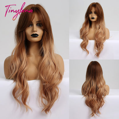 Badon marchand hair  For Women Long Hair Wigs Fake Hair